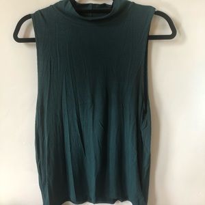 Dark green American eagle sleeveless top.